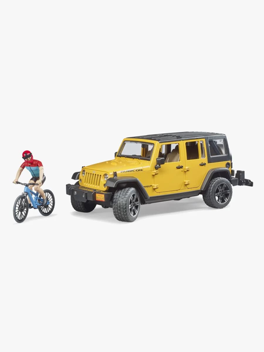 Bruder Jeep Wrangler Rubicon Unlimited Med Cykel
