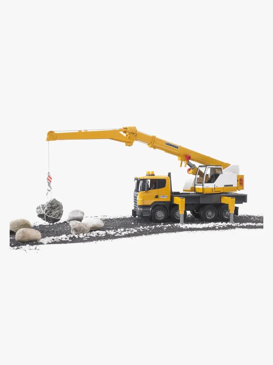 Bruder Scania R-Series Liebherr Kranbil