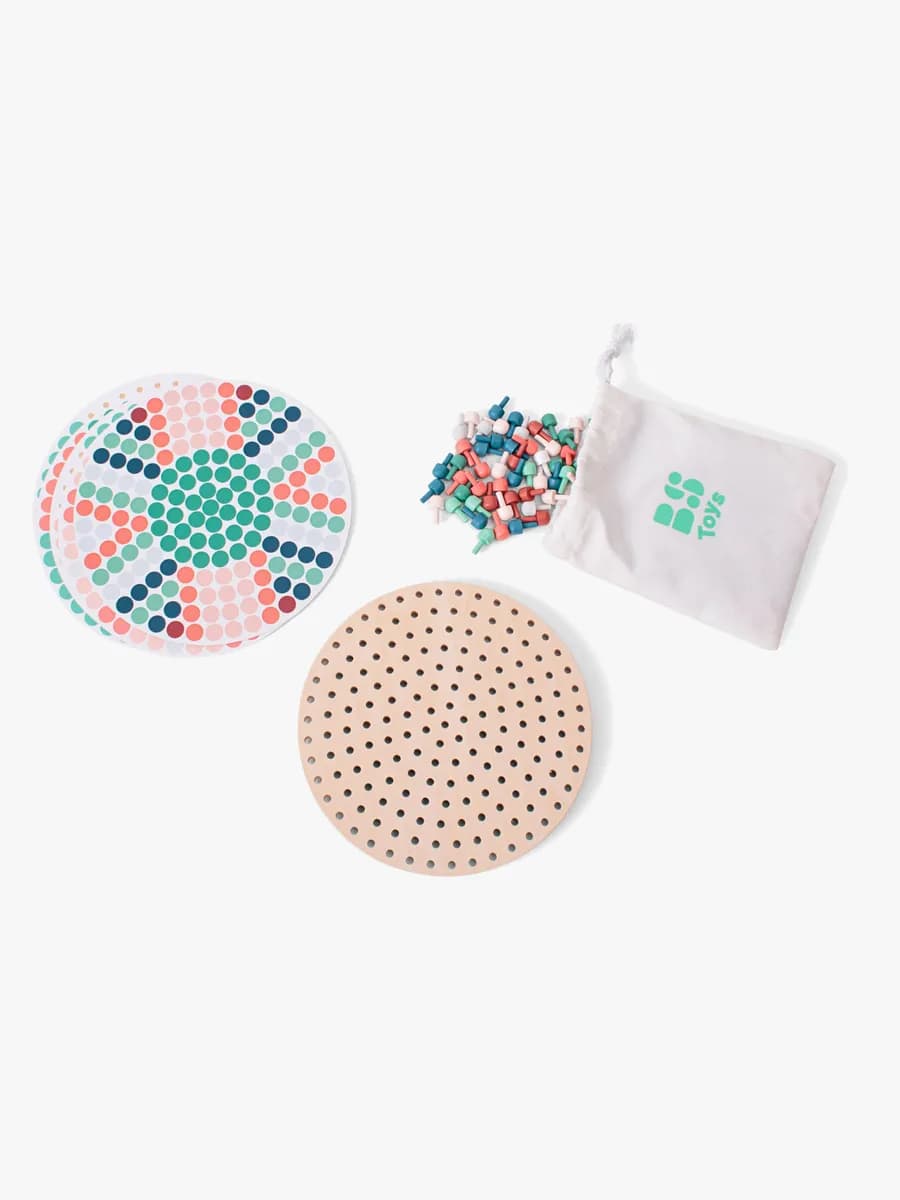 BS Toys Mosaiktavla med Peggar