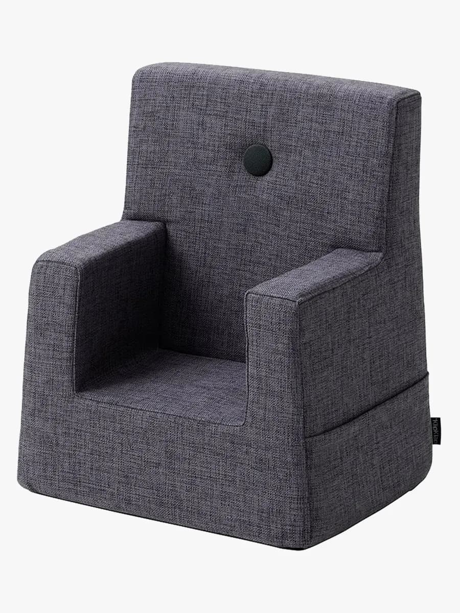by KlipKlap Kids Barnfåtölj, Mörkgrå