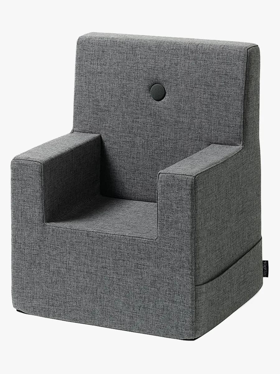 by KlipKlap Kids Barnfåtölj XL, Mörkgrå