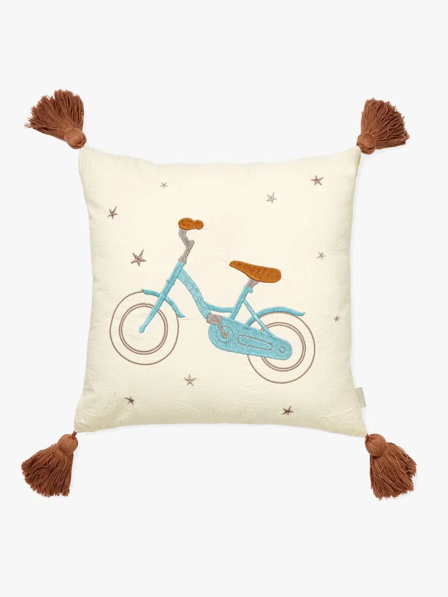 Cam Cam Copenhagen Broderad Prydnadskudde Bicycle