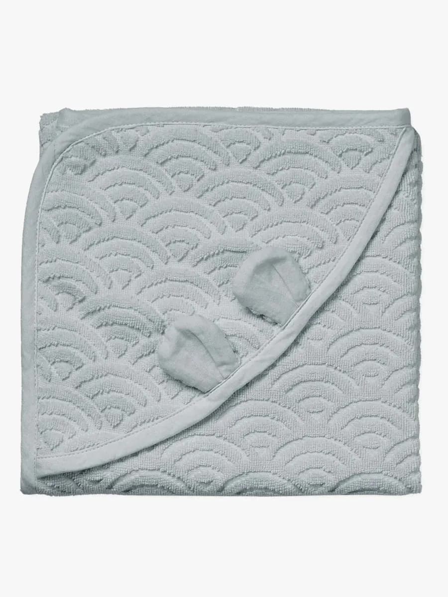 Cam Cam Copenhagen Junior Handduk med Huva, Grey