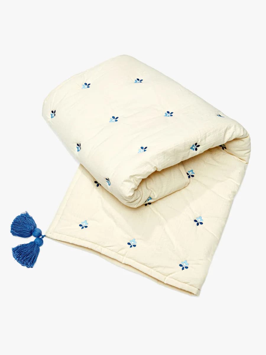 Cam Cam Copenhagen Kids Broderad Filt, Capri