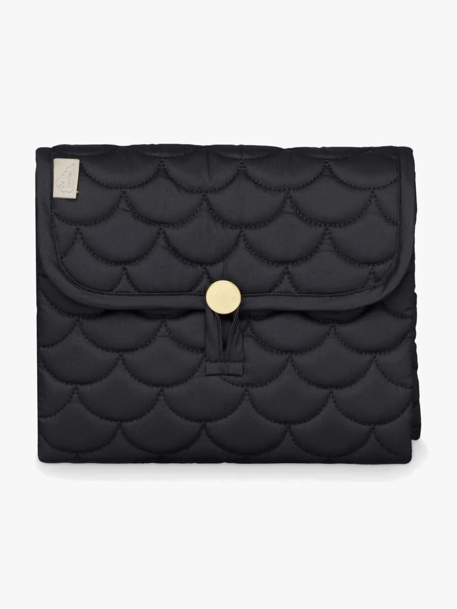 Cam Cam Quiltad Skötbädd, Black