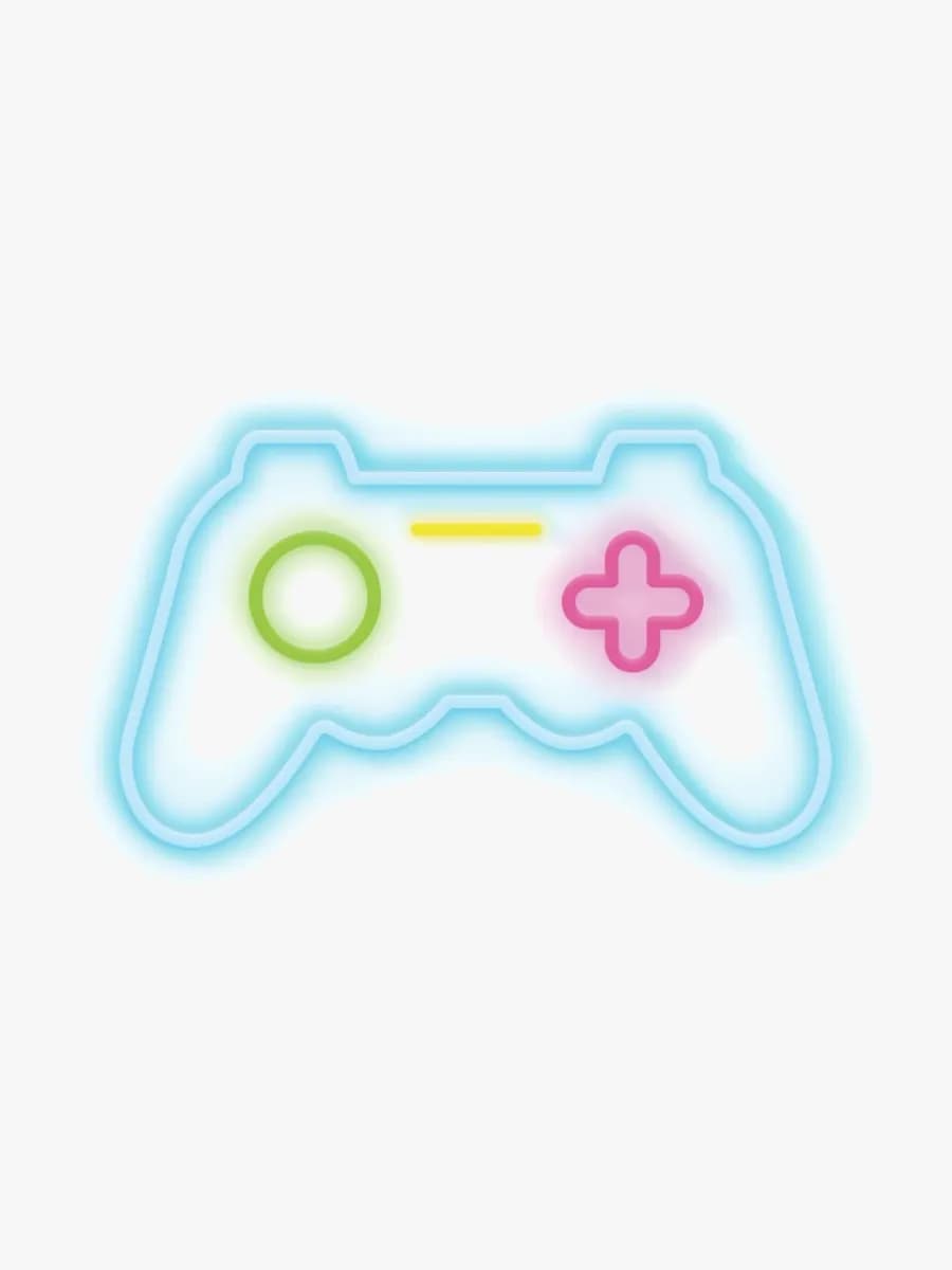 Candy Shock Neonlampa, Joystick, Barnrum
