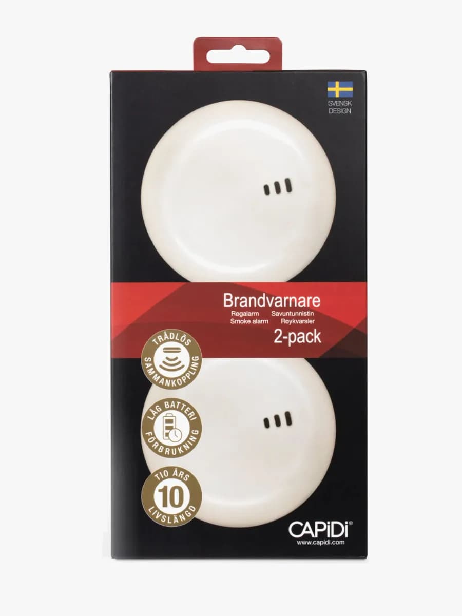 CAPiDi Brandvarnare 2-pack
