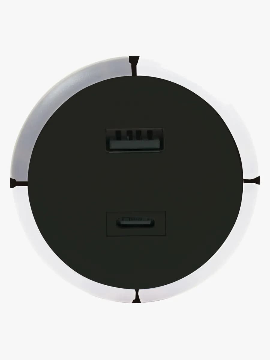 CAPiDi USB Laddare / Timer A+C, Black