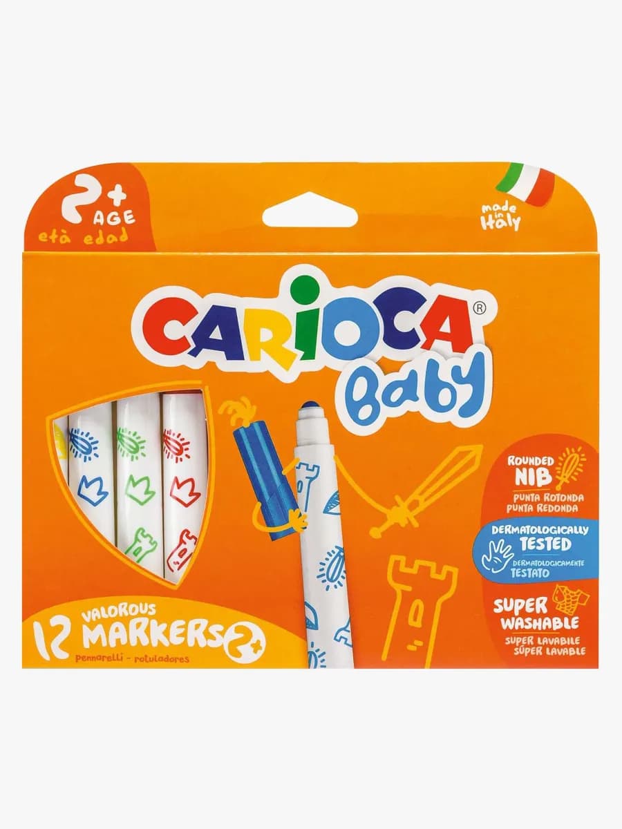 Carioca Baby Jumbofiberpennor 12-pack