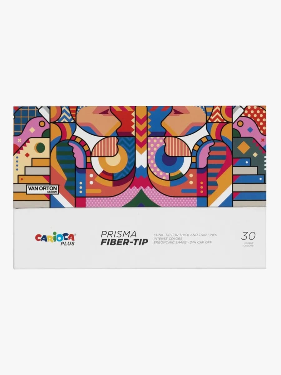 Carioca Prisma Fiberpennor 30-Pack