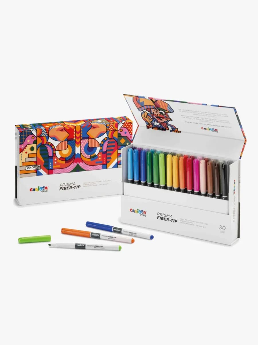 Carioca Prisma Fiberpennor 30-Pack