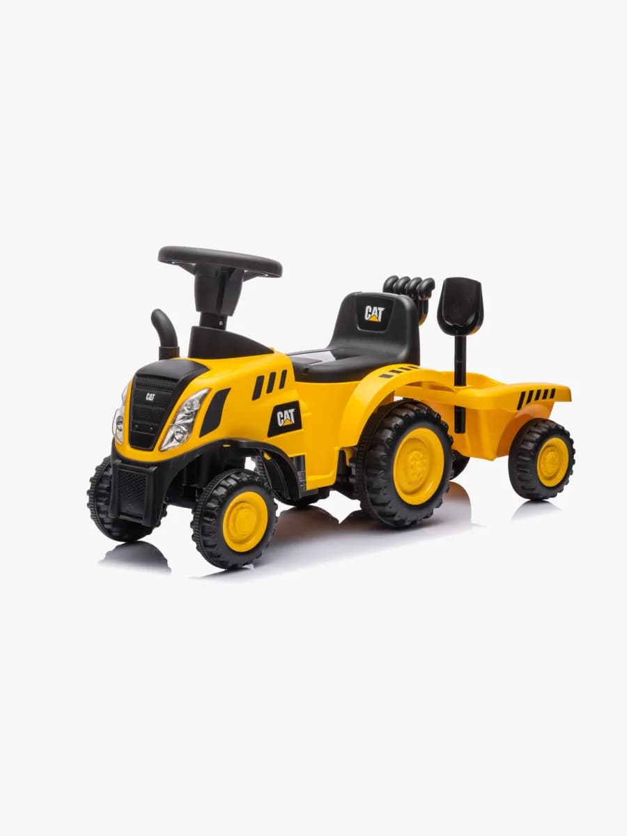 Caterpillar Gåbil med Släpvagn, Gul