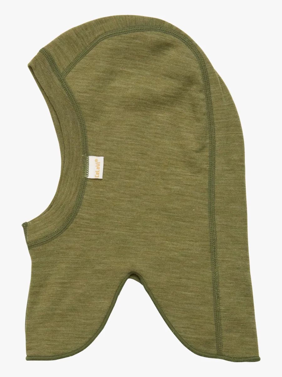 CeLaVi Balaklava Ull, Loden Green Melane, 70
