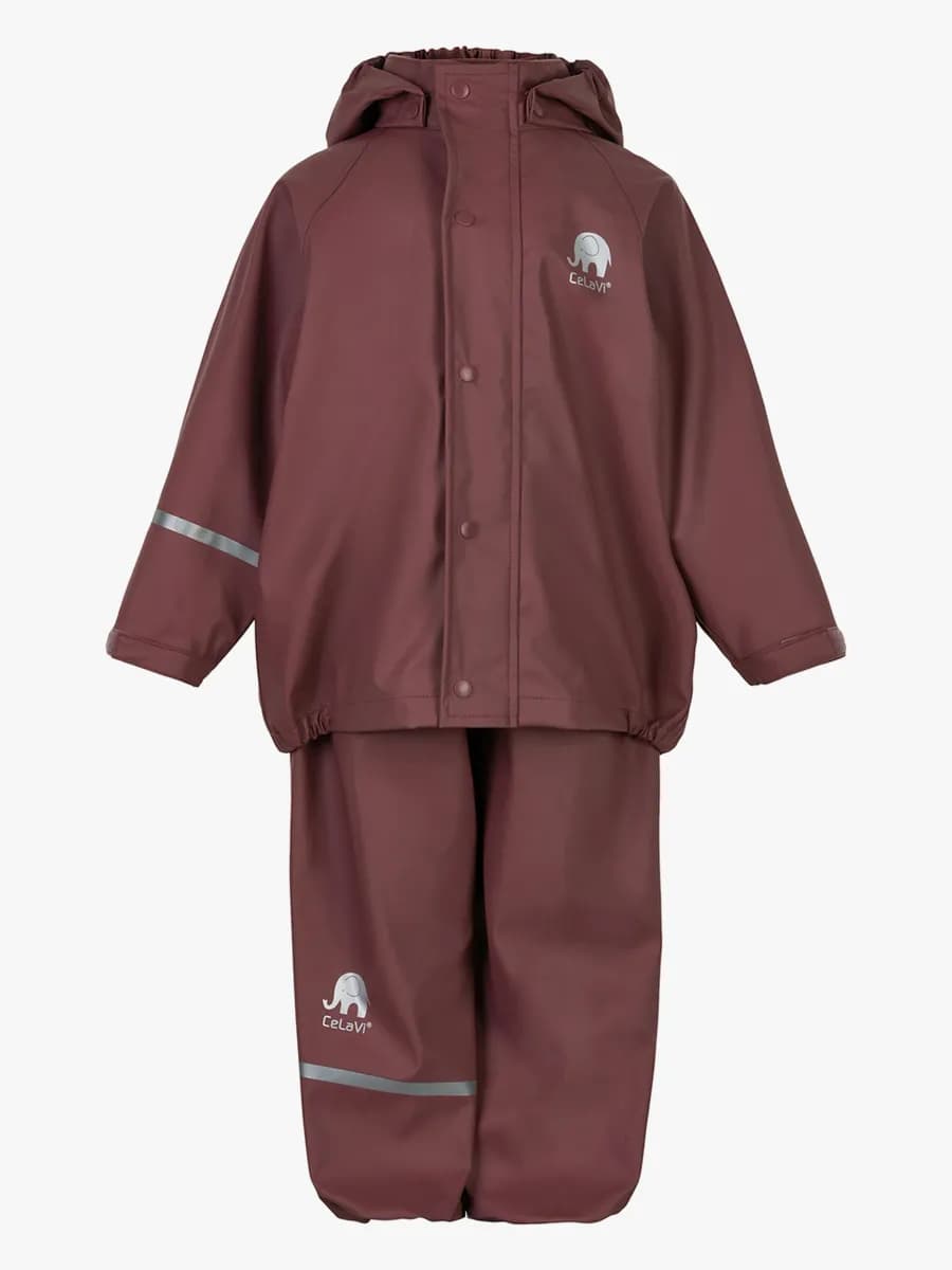 CeLaVi Regnställ, Rose Brown, 110