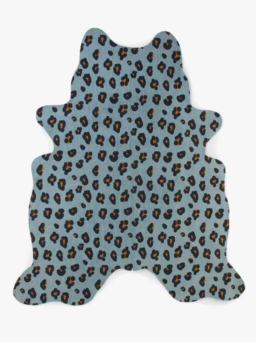 Childhome Barnmatta Leopard 120x160, Blue, Barnrum