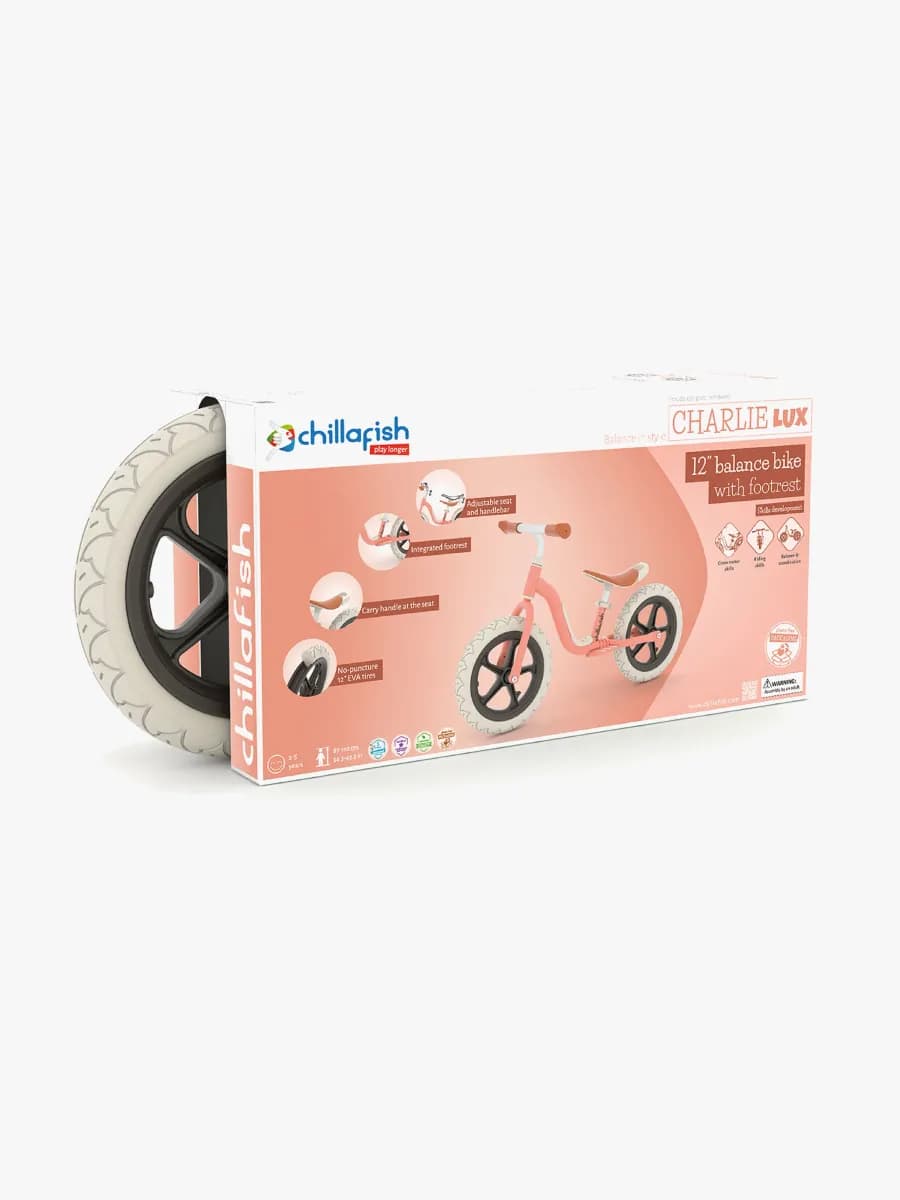 Chillafish Charlie Lux Springcykel, Salmon
