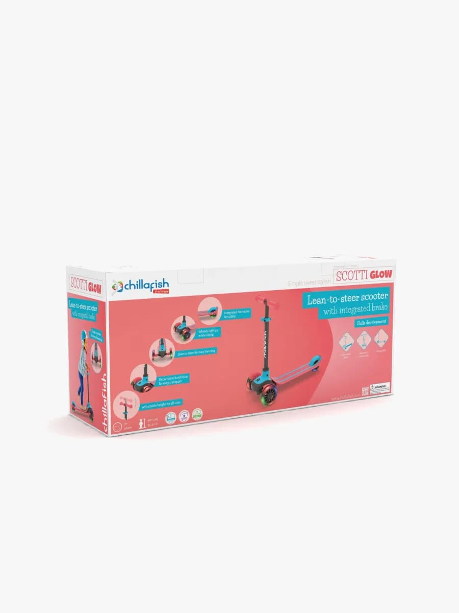 Chillafish Scotti Glow Sparkcykel, Red