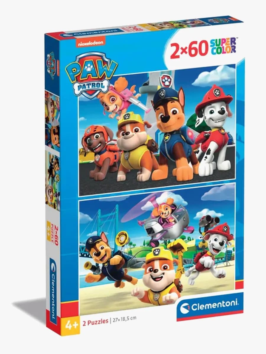 Clementoni Paw Patrol Barnpussel 60 Bitar