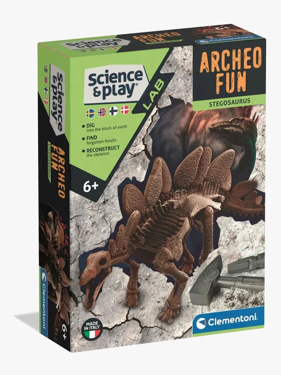 Clementoni Science &  Play Utgrävningskit Stegosaurus