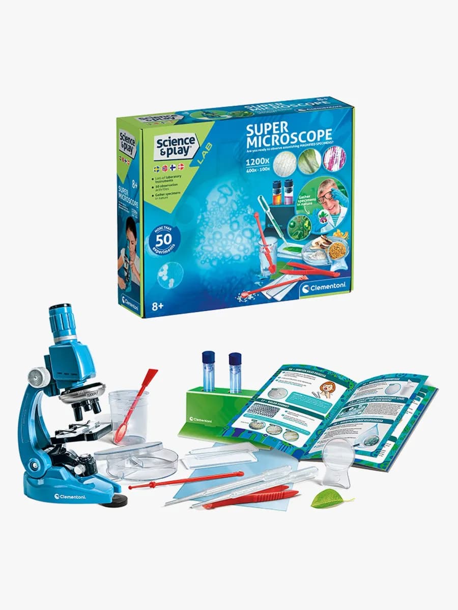 Clementoni Science &  Play Vetenskapskit Mikroskop