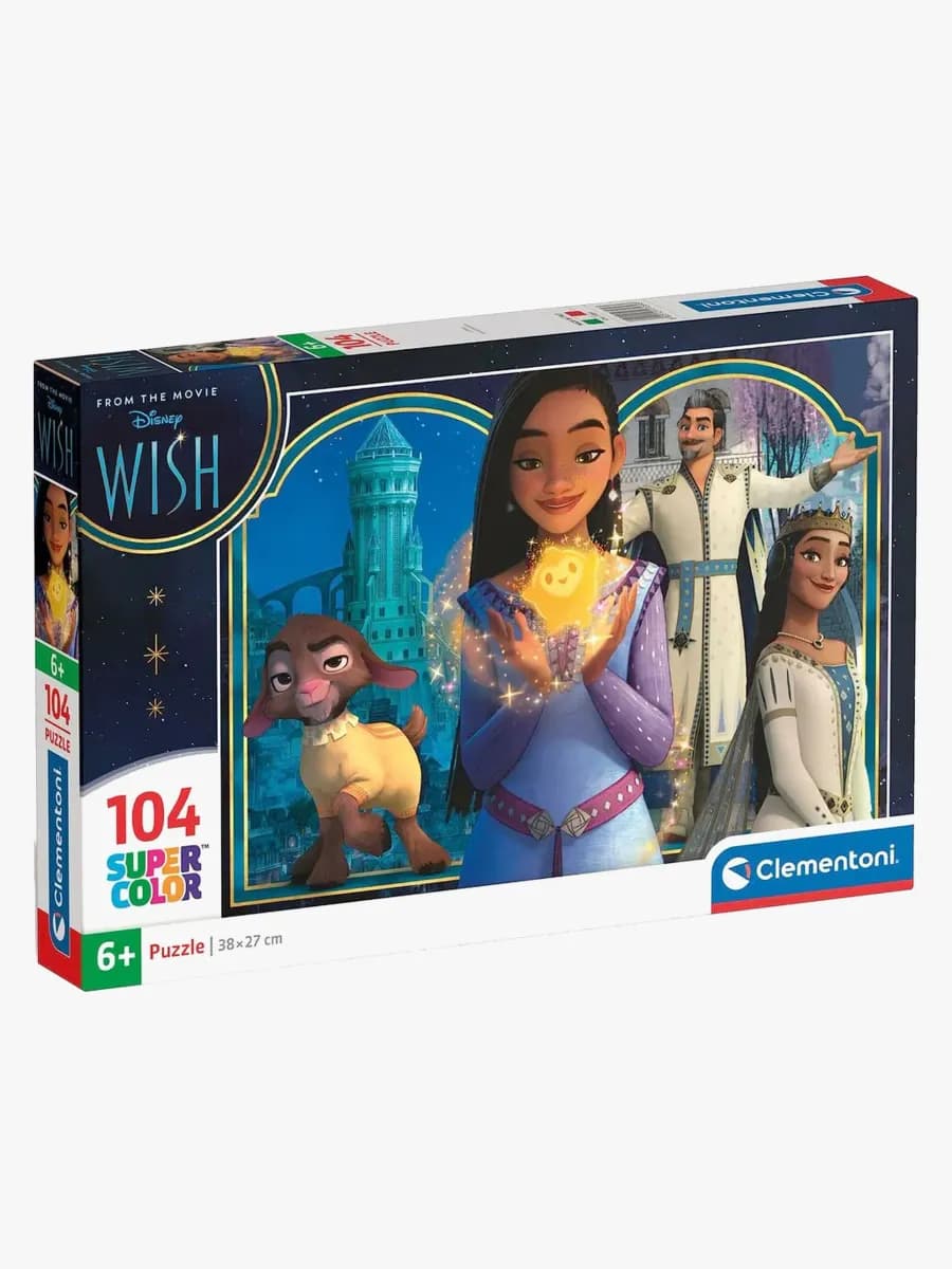 Clementoni Super Color Disney Wish Pussel 104 Bitar