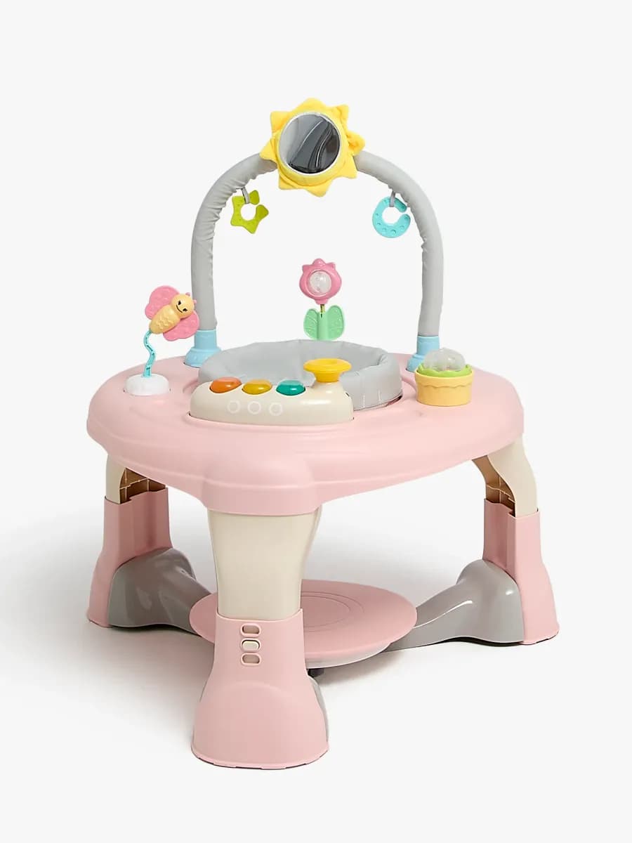 Cloudberry Castle Aktivitetscenter 3-i-1, Pink/Beige