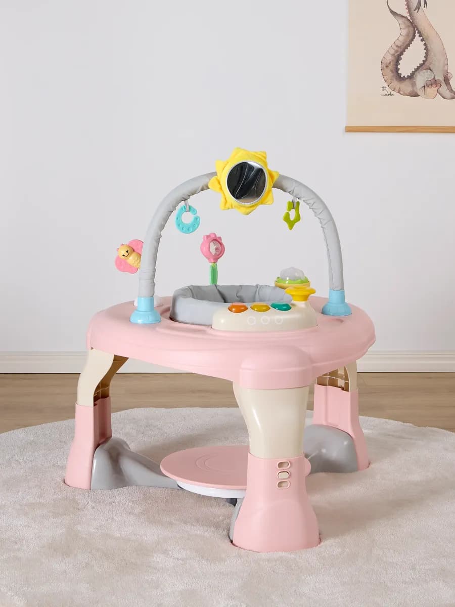 Cloudberry Castle Aktivitetscenter 3-i-1, Pink/Beige