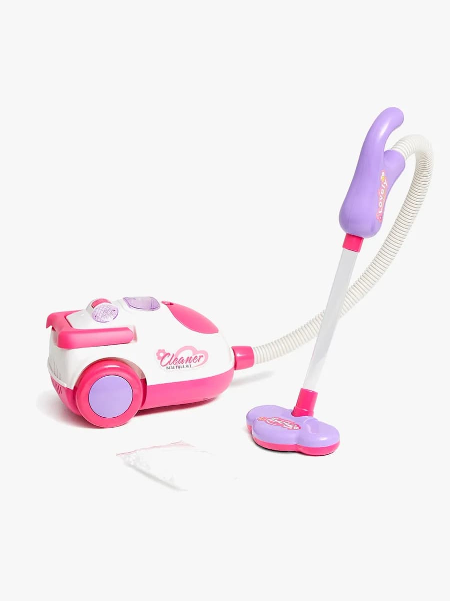 Cloudberry Castle  Elektrisk Dammsugare med Ljus &  Ljud, Rosa