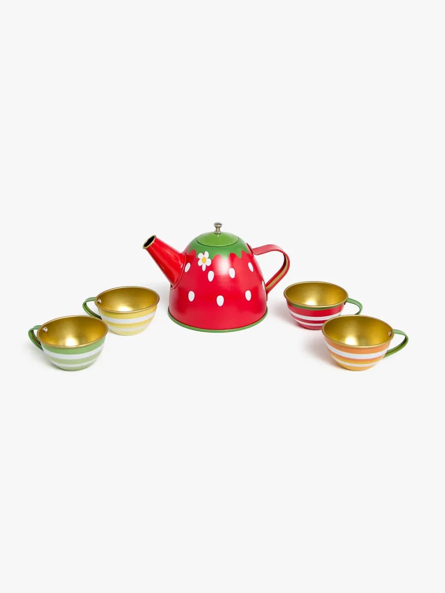 Cloudberry Castle Fruity Teservis Gjord Av Metall