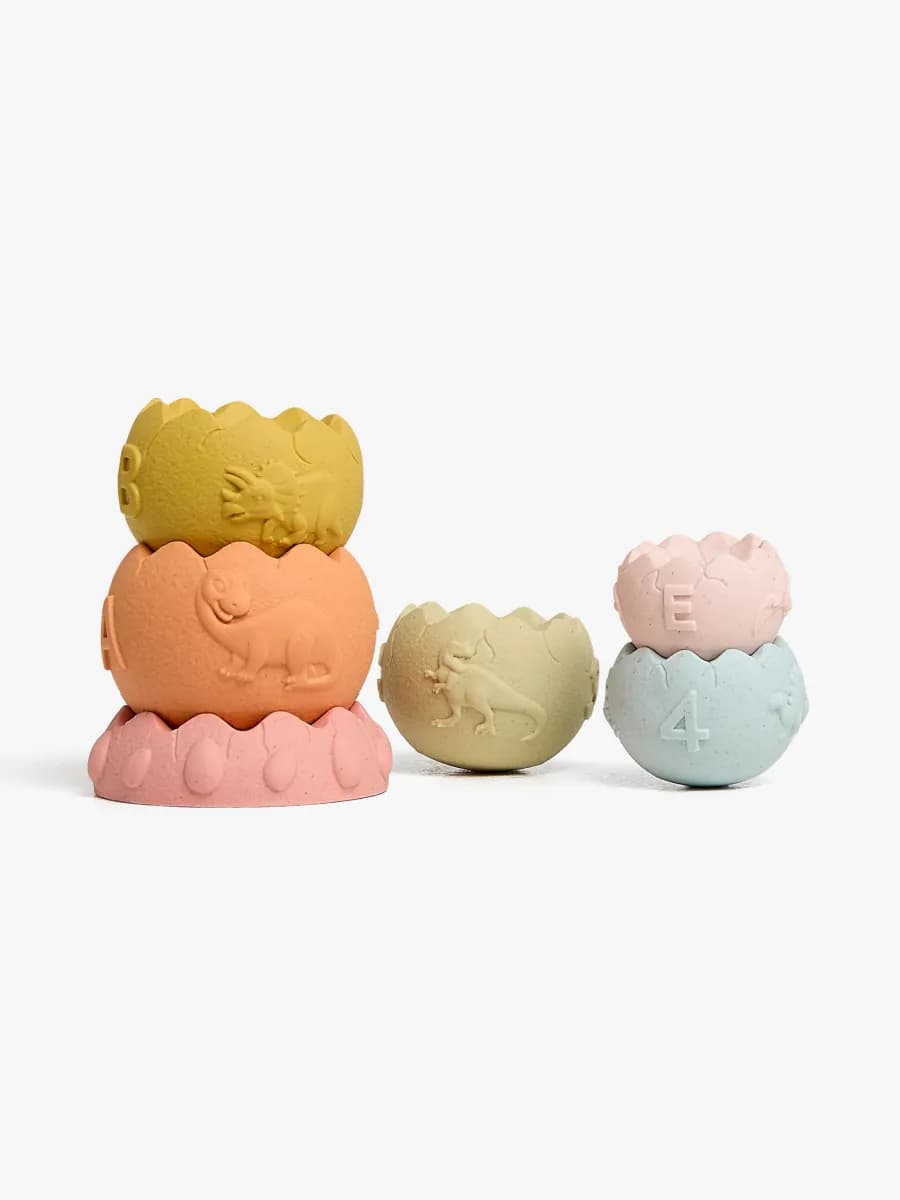 Cloudberry Castle  Mjuka Stapelbollar Dinosaurier 6 st