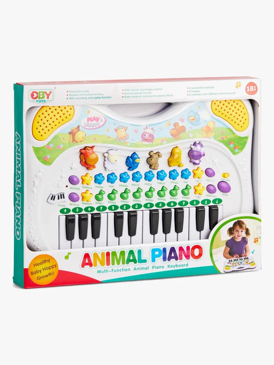 Cloudberry Castle Piano med Ljus Djur