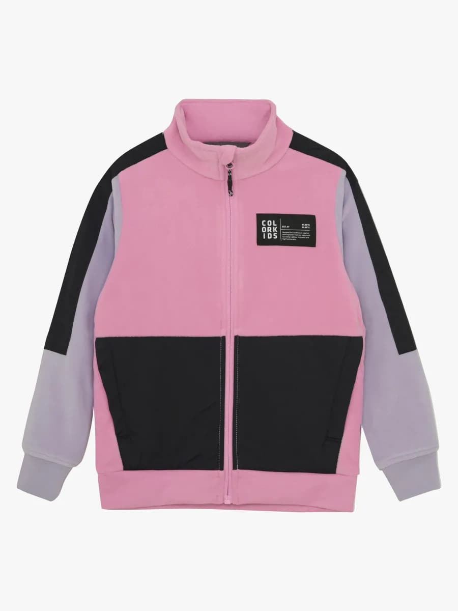 Color Kids Fleecejacka, Lilac Chiffon, 128