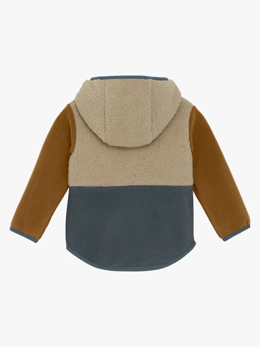 Color Kids Teddy Fleecejacka Baby, Stormy Weather, 98
