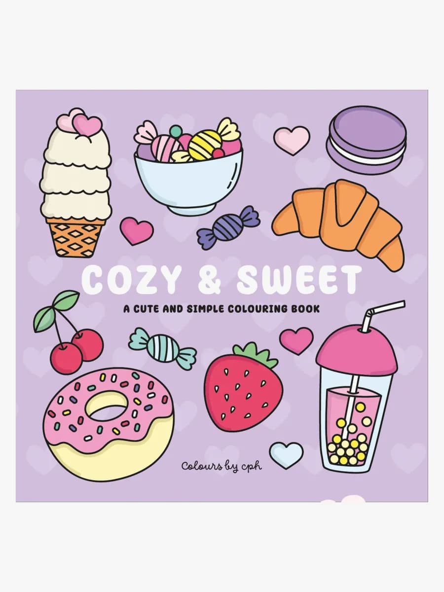 ColoursbyCPH Cozy &  Sweet Målarbok
