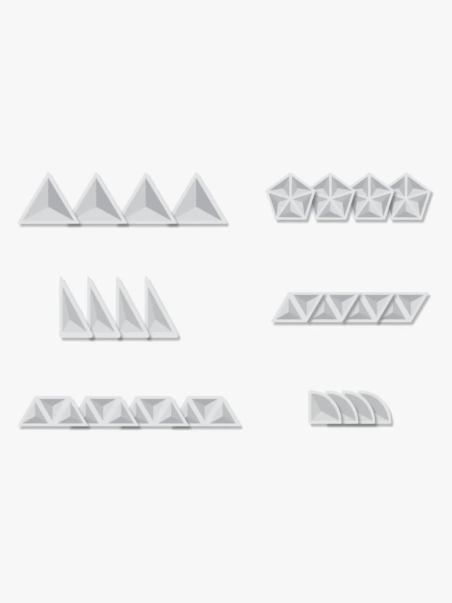 Connetix Byggset Clear Shape Expansionsset 24 Delar