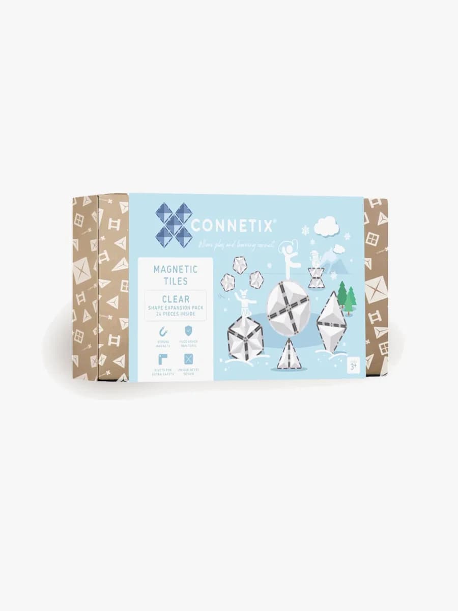 Connetix Byggset Clear Shape Expansionsset 24 Delar