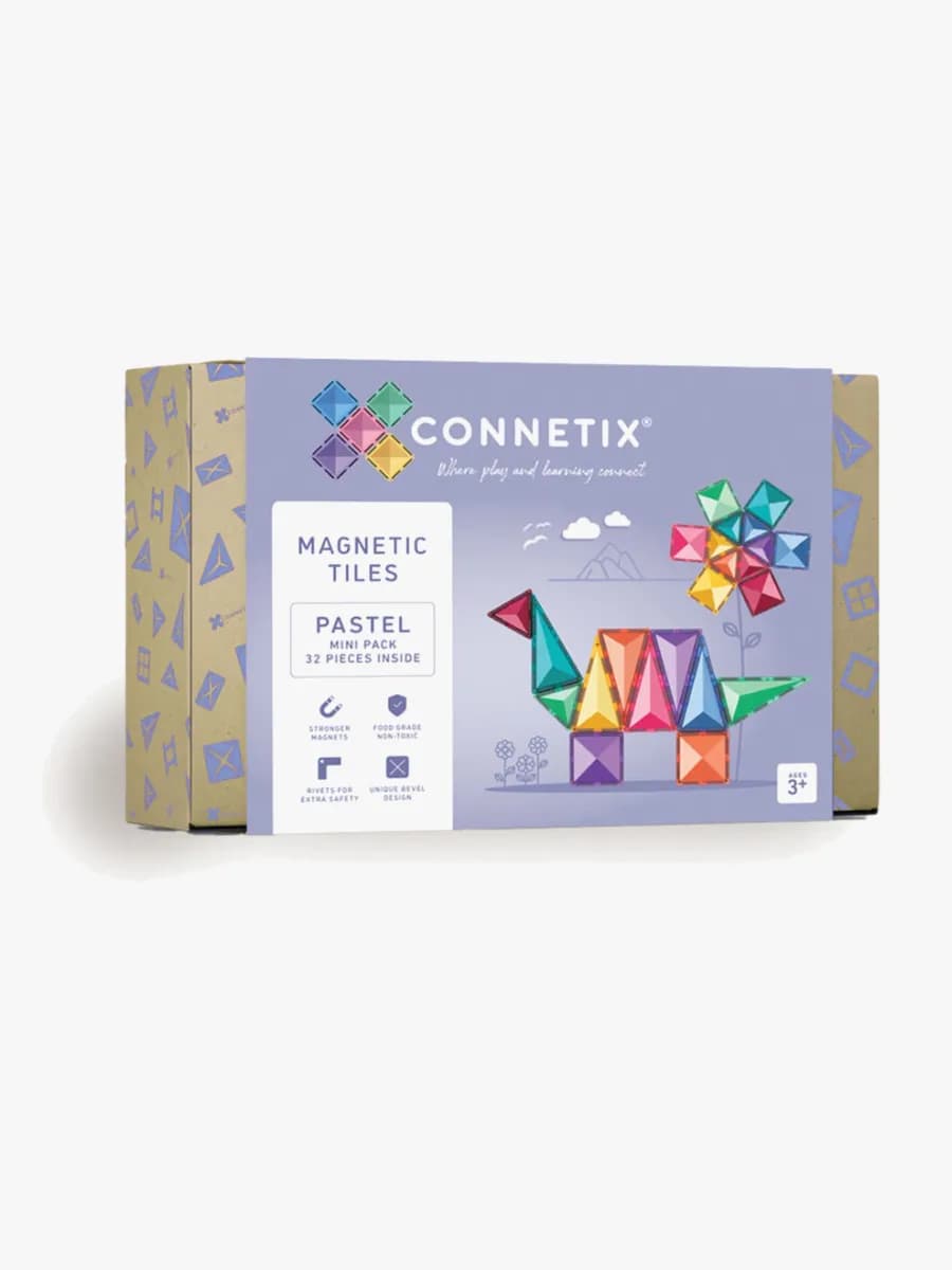 Connetix Magnetiska Byggklossar Pastel Mini Pack 32 Delar