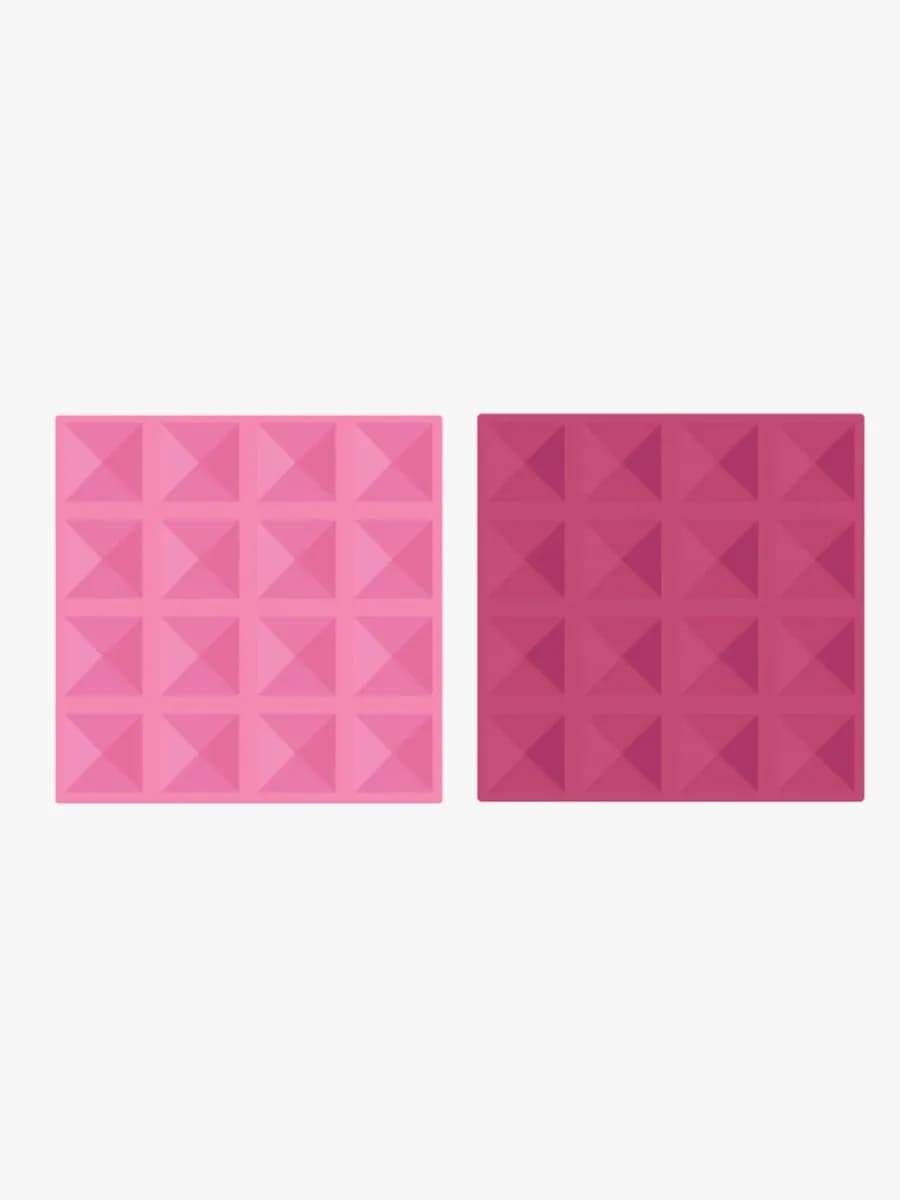 Connetix Magnetiska Byggklossar Pastel Pink &  Berry Base Plate 2 Delar