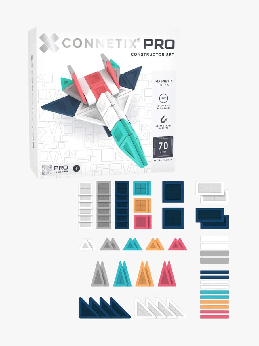 Connetix Magnetiska Byggklossar Pro Constructor 70 Delar
