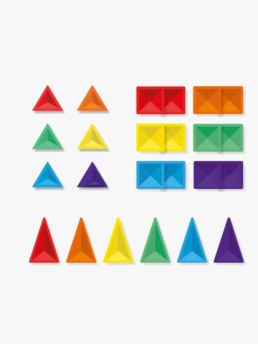 Connetix Magnetiska Byggklossar Rainbow Mini Pack 24 Delar