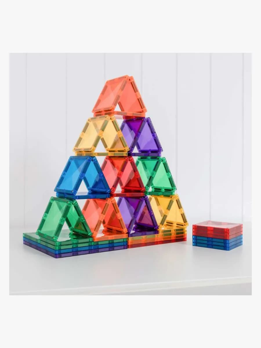 Connetix Magnetiska Byggklossar Rainbow Square 42 Delar