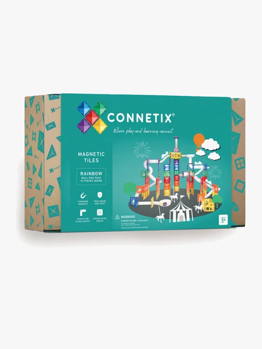Connetix Rainbow Ball Run Magnetiska Byggklossar 92 Delar
