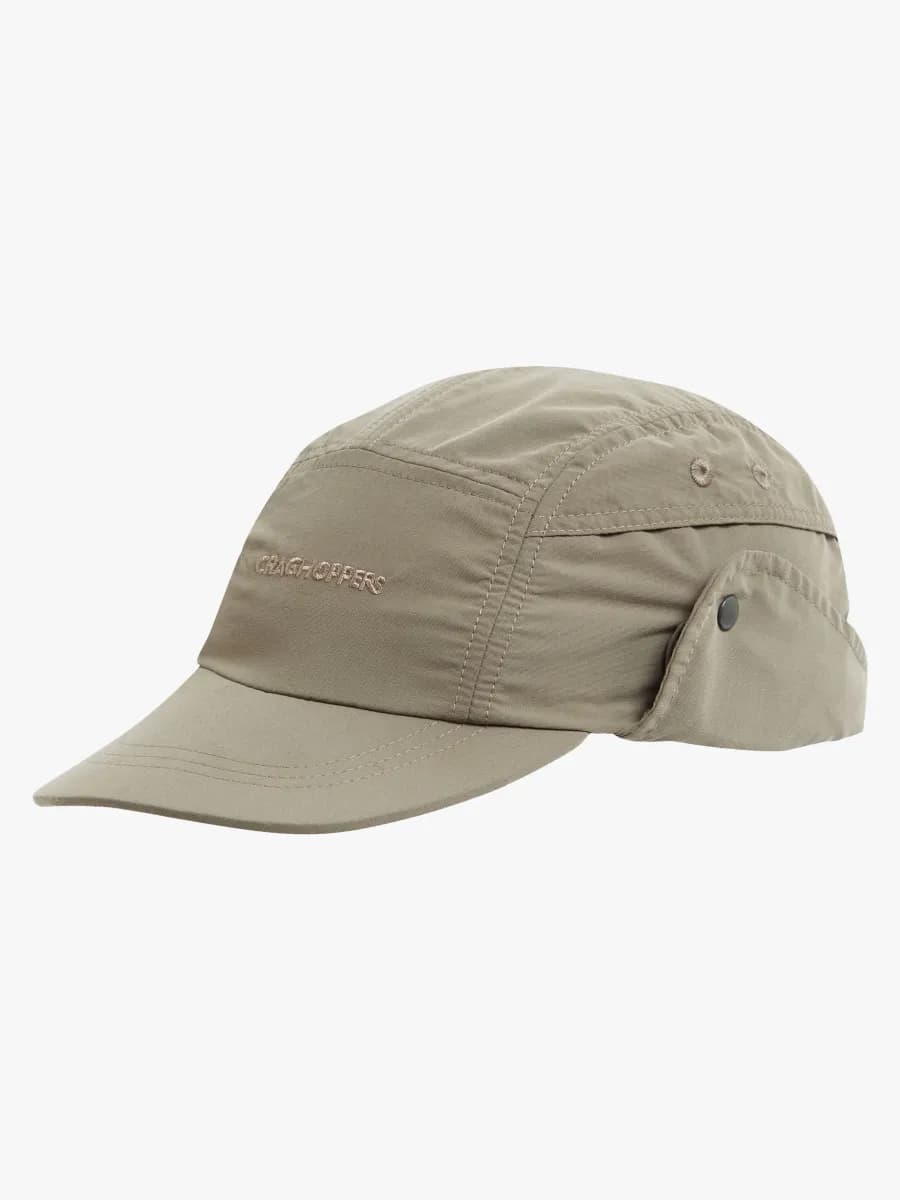 Craghoppers Unisex NosiLife  Insektsavvisande UV-Keps, Pebble, 53-55