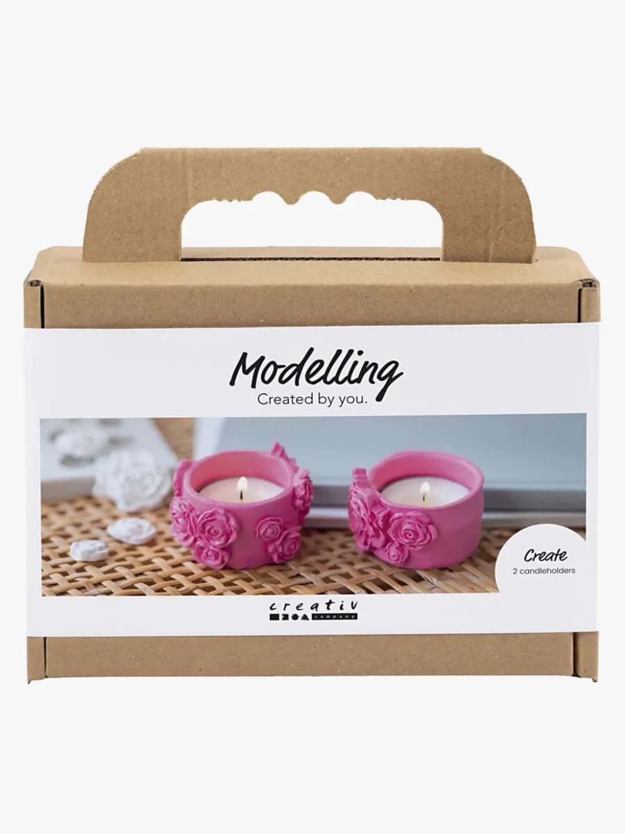 Creativ Company DIY-kit Modellera Värmeljushållare Mini