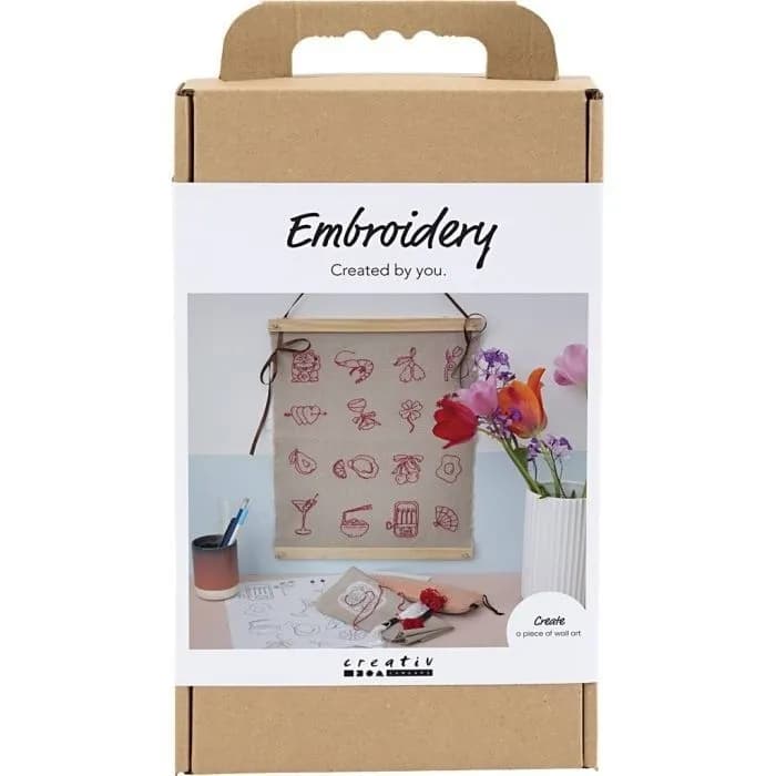 Creativ Company Kit Broderi Hängdekoration