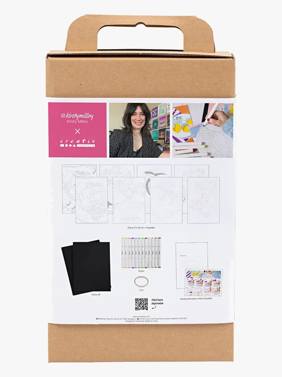Creativ Company Målarset DIY Färgläggning Tusch
