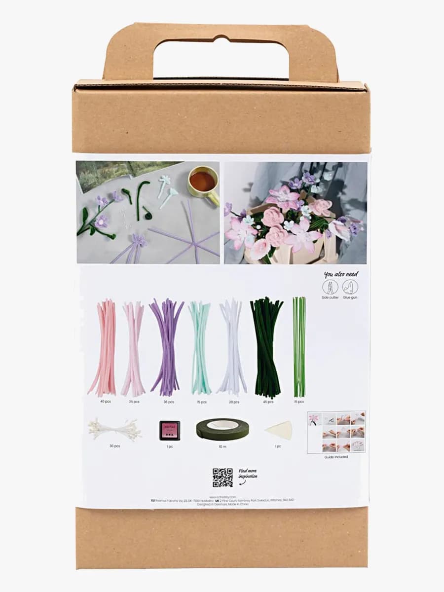Creativ Company Pysselset DIY Blommor Av Piprensare