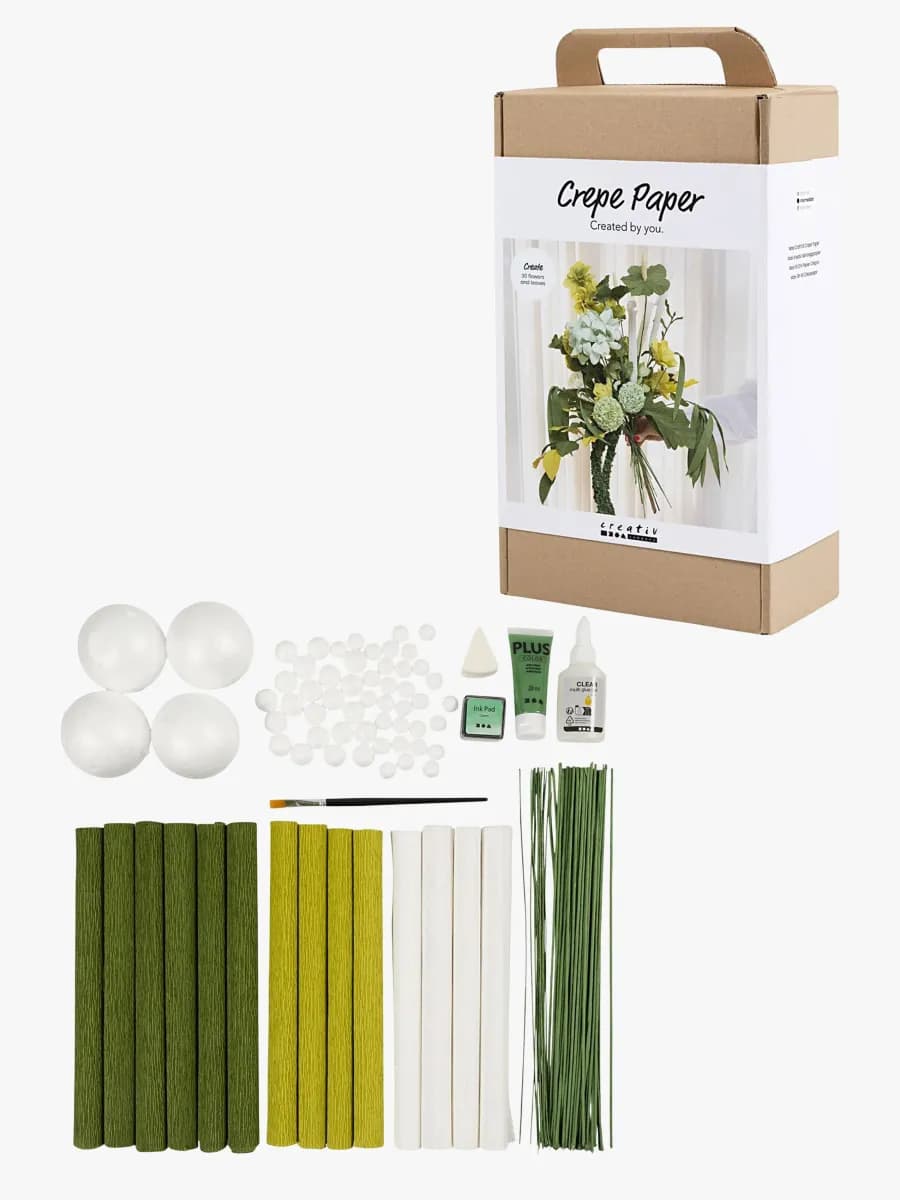 Creativ Company Pysselset DIY Kräppapper