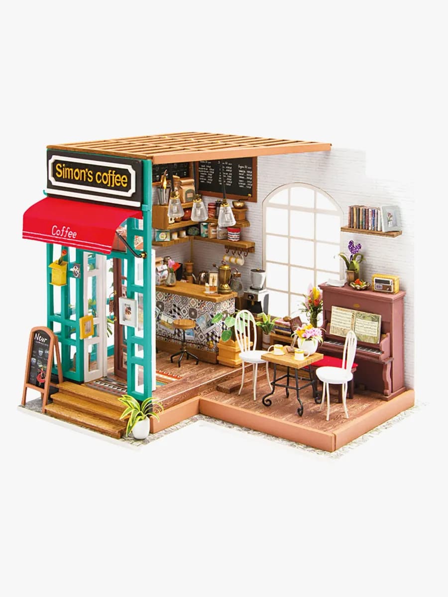 Creativ Company DIY Miniatyrrum Book nook Café