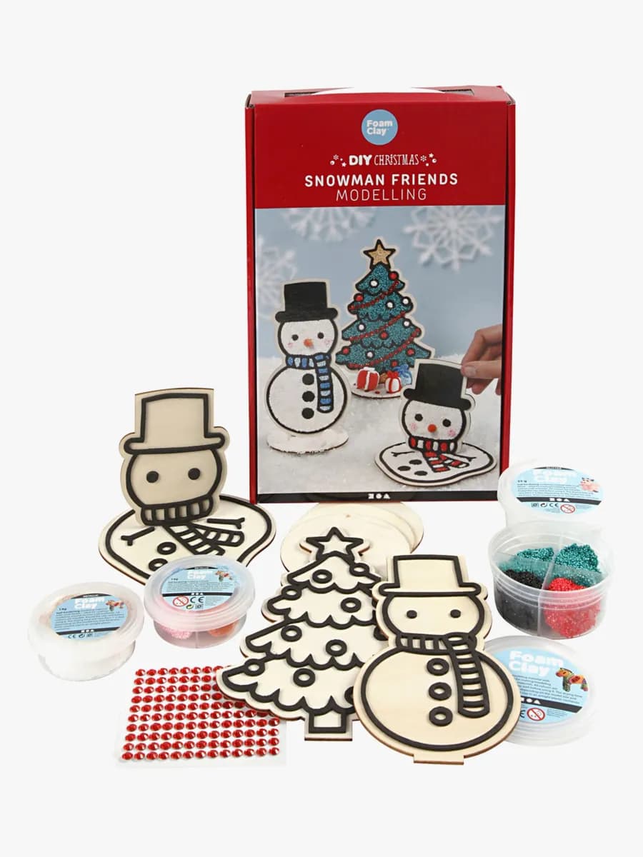 Creativ Company Pysselset Snögubbe och Julgran